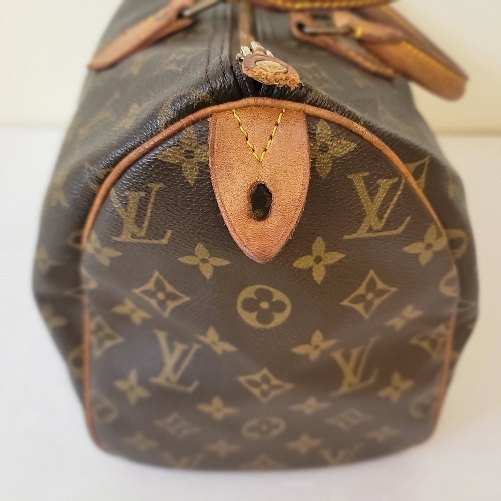 Fabulous STEAL! LOUIS VUITTON SPEEDY 30 #M41526 SATCHEL / BOSTON BAG #7 - Picture 6 of 15